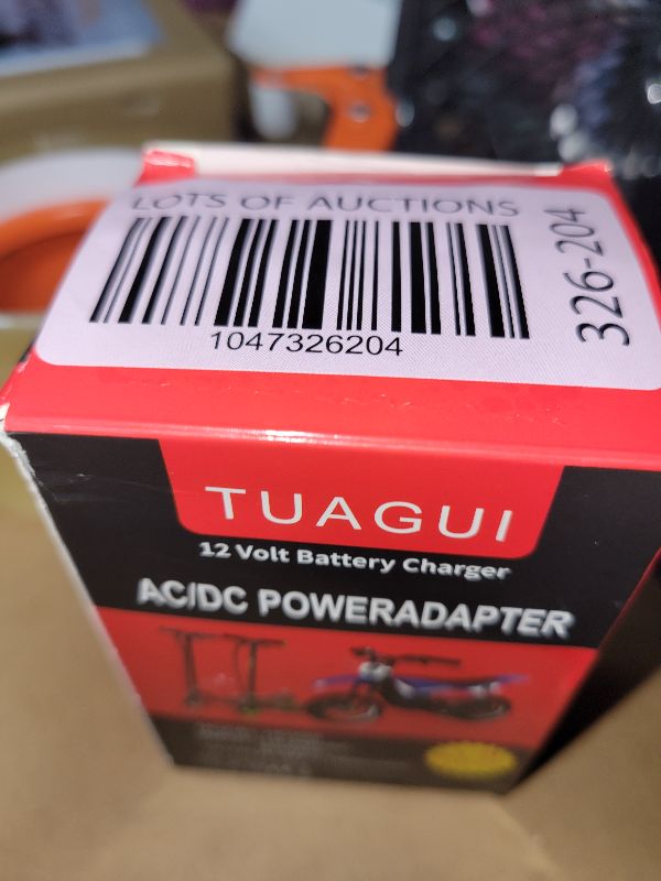 Photo 1 of 12v-Battery Charger for Bumper-Car Ride-on Toys - 12Volt 1A Charger for Best Choice, Wrangler, Kid Trax, Dynacraft Ride On Cars,cargador para carro eléctrico de niño, Charger for Kidzone Bumper Car