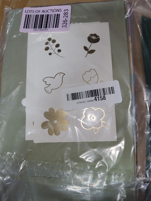 Photo 1 of 12PCS Paper Gift Bags Floral Paper Bags Party Favor Bag Flower Treat Bag with Stickers