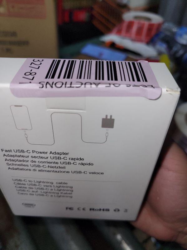 Photo 1 of [MFI Certified] i Phone Charger Block USB C Fast Wall Plug with 6ft USB C to Lightning Cable for i Phone/14/13/12/11/pro/pro max/Air pods pro/iPad air 3/min4 (White, 1 Pack)
