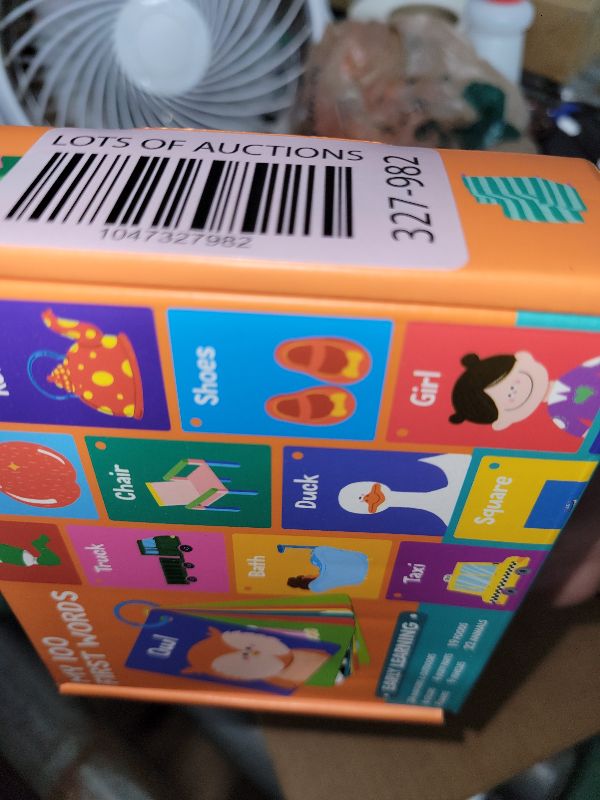 Photo 1 of 50 PCS First Word Flashcards, Double Sided Learning Cards Alphabet, Foods, Animals, Shapes, Colors, Vehicle, Body Parts with 2 Reclosable Rings, Learning Tool for Pre-K Kindergarten Toddlers