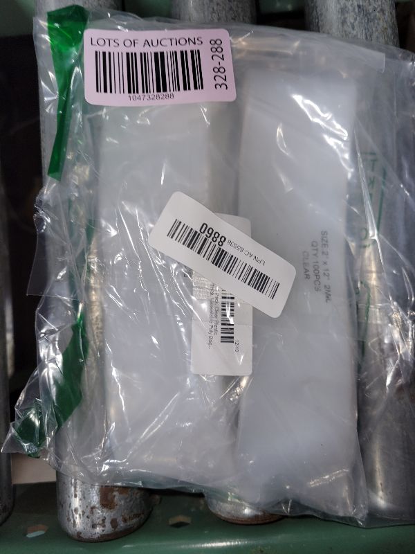 Photo 1 of 2" x 12" Extra Long Zip Bags, 200 Pack, Clear Plastic Reclosable Zip Baggies, 2 Mil Thick, Resealable Poly Bags for Packaging Insence, Necklaces & Jewelry. GPI