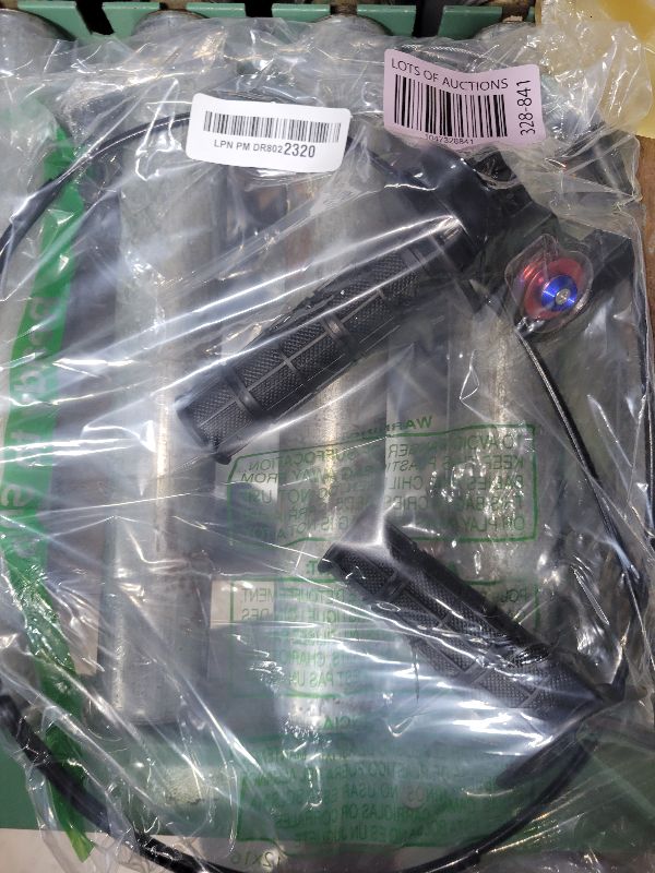 Photo 1 of 1PZ GS1-T10 Heavy Duty 7/8" 22mm Twist Throttle Grips Cable for CRF KLX TTR 110 125 150 200 250 cc Dirt Pit Bike