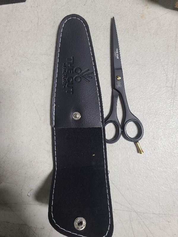 Photo 1 of "The Cut Factory- 6.5” Professional Hair Scissors - High Carbon 420 Stainless Steel Hair Cutting Scissors, Ultra-Sharp Barber Shears for Salon & Home - Ergonomic for Men, Women, Kids & Babies"