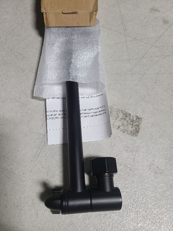 Photo 1 of 8 Inch Shower Head Extension Arm Matte Black.Solid Brass Adjustable Shower Arm Extension. Lower Or Raise Any Rain Or Handheld Showerhead To Your Height & Angle – Universal Connection