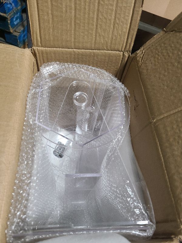 Photo 1 of Qopaw Acrylic Raffle Drum, Transparent Raffle Tickets Spinner Box, Clear Ticket Raffle Drum for Raffle, Bingo, Lottery, Balls, 11in, Holds Approximately 2,000 Raffle Tickets