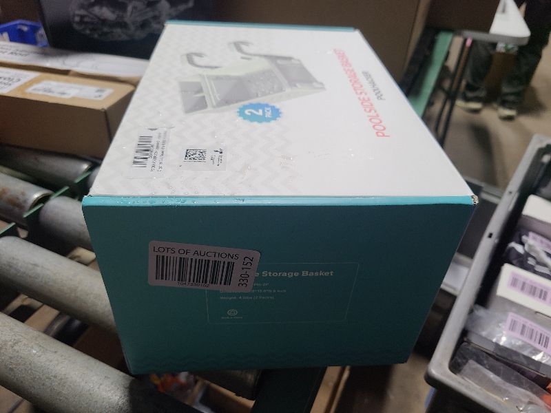 Photo 1 of [PATENTED] POOLHACKER 2025 Upgrade 2 Sets Poolside Storage Basket - Original Above Ground Pool Accessories, Swimming Pool Storage Basket with Pool Cup Holder, Poolside Storage to Organize Cup Towel