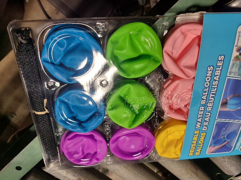 Photo 1 of 12Pcs Reusable Water Balloons, Pool Toys for Boys and Girls, Beach Outdoor Activities Water Toys for Kids Ages 3-12, Summer Water Toy for Boys and Girls