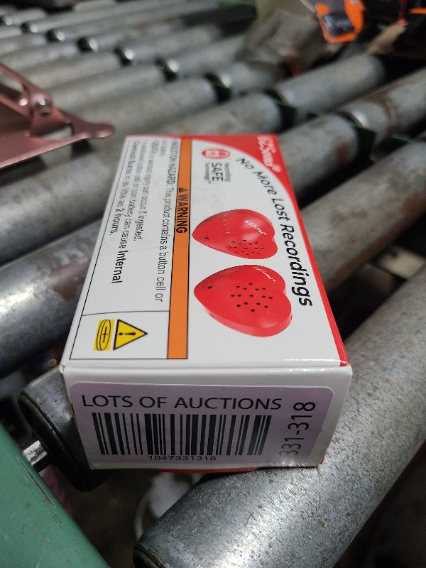 Photo 1 of EZSound Voice Recorder for Stuffed Animal | 2 Pack - 30 sec Voice Box for Stuffed Animal | Recording Safe Recordable Heart Button | Sound Module Insert for Build a Bear, Kids, Teddy, Toy and Gifts Red