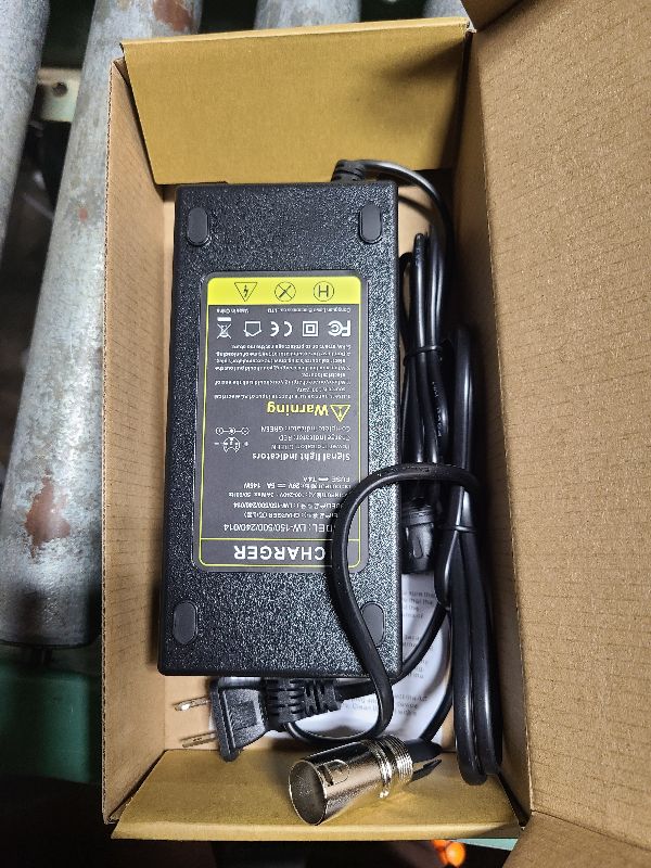 Photo 1 of 24V 5A 3-Pin Male XLR Connector Battery Charger for Lakematic, Pride Mobility, Jazzy Power Chair, Drive Medical, Golden Technologies, Shoprider, Rascal 200T/500T/301 PC 24BC5000TF-1