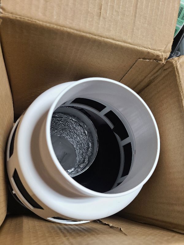 Photo 1 of [UPGRADED]Indoor Dryer Vent Kit Filter Bucket with 4 Inch by 5 Feet Proflex Ducting Hose, Strong Case, Tightly Fixed for Electric Dryers by Cenipar