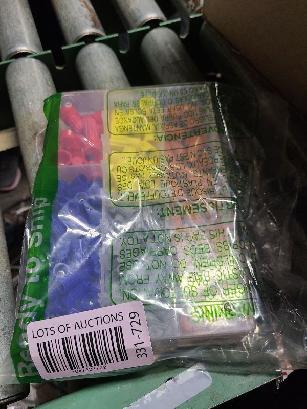Photo 1 of 240 Pcs Electrical Wire Connectors Screw Terminals - Twist Nuts Caps Wire Connection, Spring Insert Assortment kit