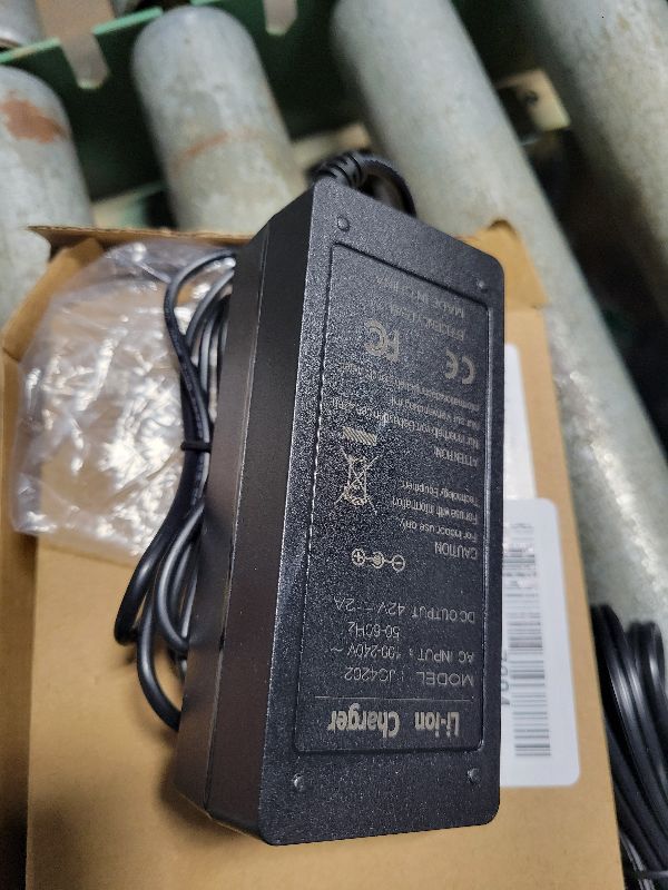 Photo 1 of 42V 2A Electric Scooter Charger for GOTRAX GXL V2, G4, G3, G2, XR Elite, XR Ultra, Apex, Glider Charger Power Cord
