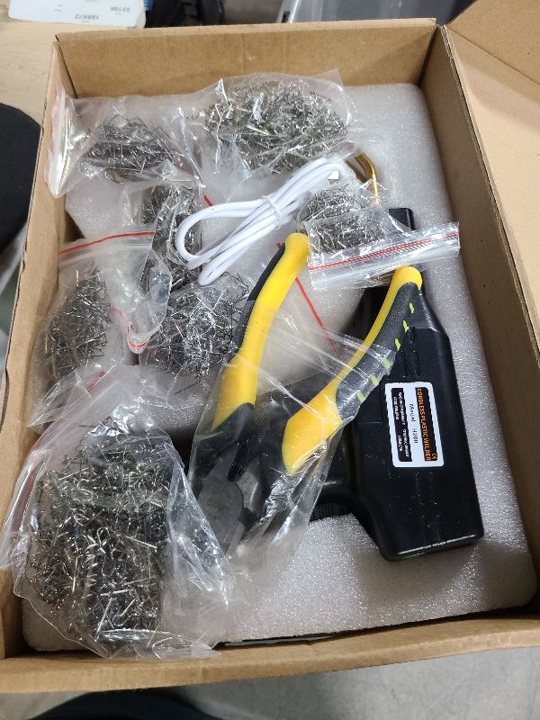 Photo 1 of Upgraded 220W Cordless Plastic Welder, 1000PCS Staples, USB Rechargeable Cordless Car Bumper Repair Kit with 5000mAh Battery,Hot Stapler Kit, Plastic Welding Kit, Plastic Repair Kit