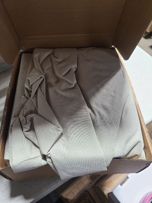 Photo 1 of Amazon Basics 3-Seater Outdoor Patio Furniture Couch Sofa Cover Waterproof, Anti-UV, Durable, Beige/Tan