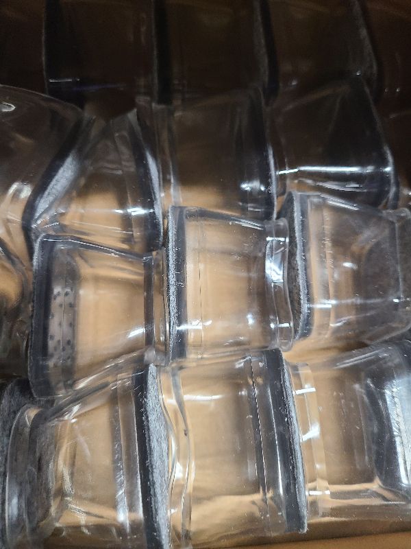 Photo 1 of 24 Pcs Chair Leg Floor Protectors Square Large, Silicone Felt Furniture Leg Pads Caps Covers for Hardwood Floors (Fit:1-5/8" to 2")
