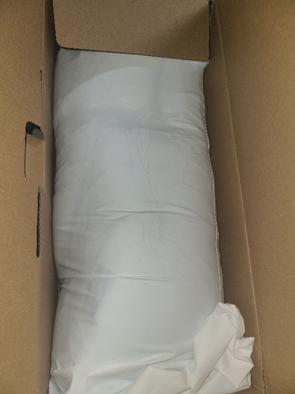 Photo 1 of AM AEROMAX Side Sleeping Pillow with Arm Holes - Ergonomic Memory Foam Pillow for Cervical, Neck, Shoulder & Rotator Cuff Pain Relief - Ideal for Side Sleepers.(Blue)