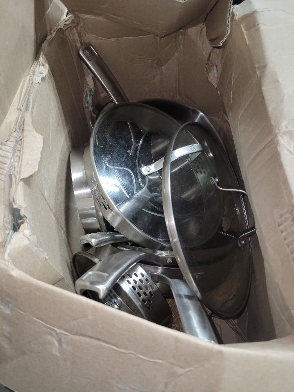 Photo 1 of Calphalon Classic™ Stainless Steel 10-Piece Cookware Set