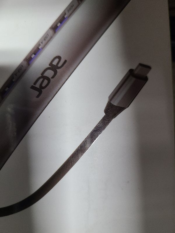 Photo 1 of Acer 5 in 1 USB C Hub with 4K HDMI, 100W Power Delivery, 3 USB A Data Ports, USB C to HDMI Multiport Adapter for Laptop, PC, Tablet, MacBook Air, iPad Air, iMac, iPhone 15/16 Pro/Pro Max