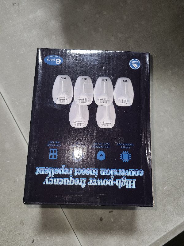 Photo 1 of 2025 Upgraded Ultrasonic Repeller & Insect Indoor Repeller,Ultrasonic and Repellent for Roach,Rodent,Mouse,Bugs,Mosquito,Mice,Spider,Ant,3 Mode Switching,6 Packs
