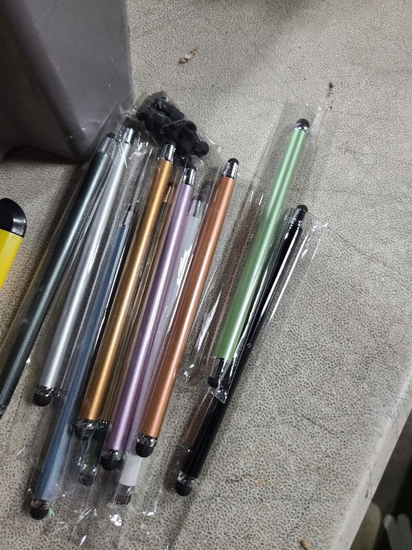 Photo 1 of 10 PCS Stylus,Stylus Pen for Touchscreen,Stylus 2-in-1 High Sensitivity & Precision Suitable for All Touch Screens of iPhone/ipad/Android Tablets(10 Stylus Pen + 20 Tips)