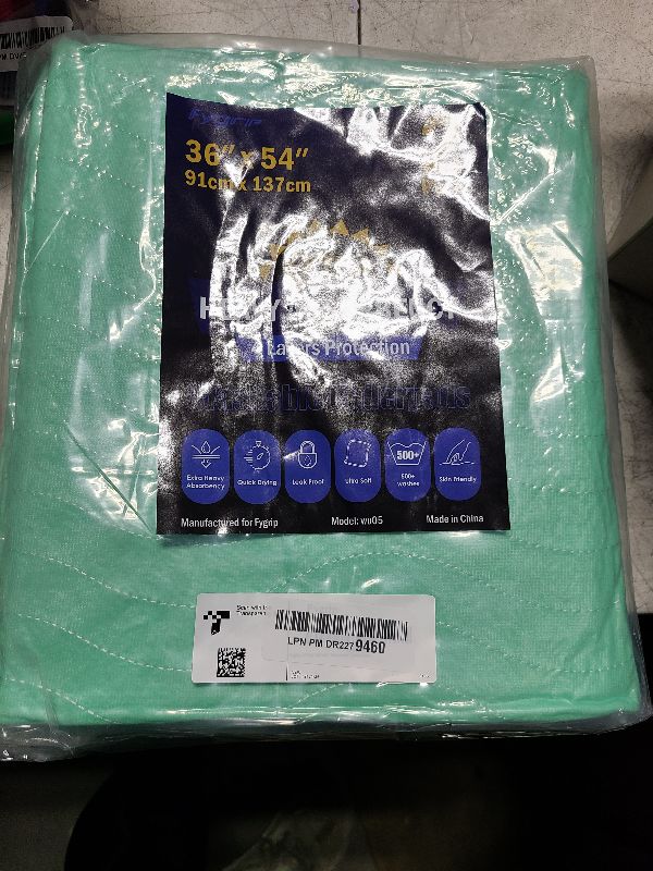 Photo 1 of 2 Pack 36” x 54” Extra Heavy Absorbency Washable Underpads, Waterproof Nursing Pads Incontinence Bed Pads, Reusable Washable Pee Pads for Dogs, Diaper Changing & Adults, Mattress Protector