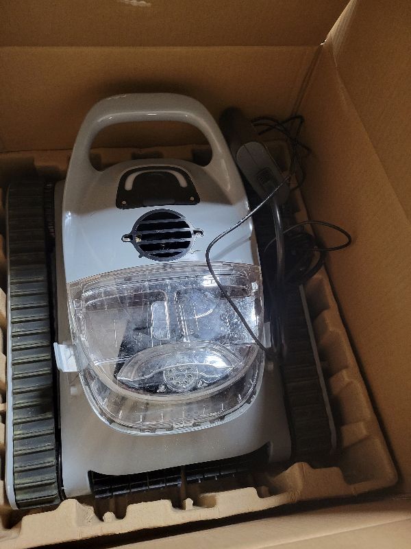 Photo 1 of (2024 New) Seauto Crab Cordless Robotic Pool Vacuum, Wall-Climbing, Automatic Pool Cleaner, Suitable for Walls and Floors of 1614 Square Feet Pool