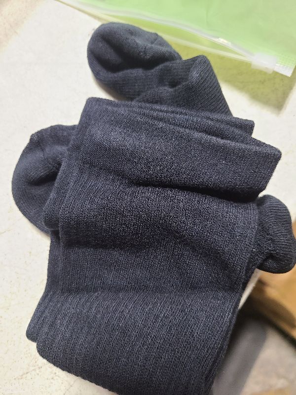Photo 1 of +MD 3 Pairs Light Compression Socks for Women & Men,Viscose for Bamboo 8-15mmHg Soft Support Scoks for Pregnant Nurses Travel 9-11 Black