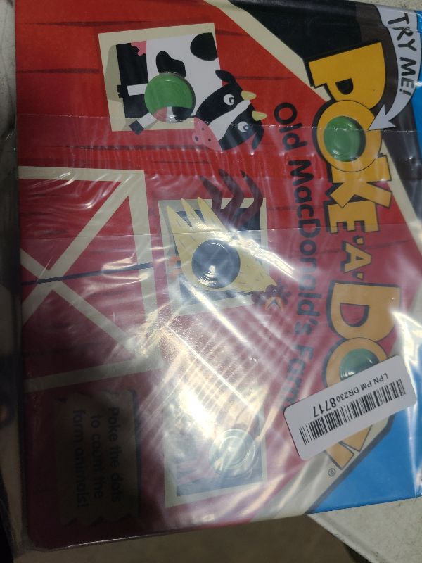 Photo 1 of Melissa & Doug Children's Book - Poke-a-Dot: Old MacDonald’s Farm (Board Book with Buttons to Pop) - FSC Certified