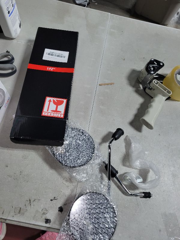 Photo 1 of 1PZ RM8-JE1 Universal 8mm Motorcycle Scooter Rearview Mirrors for 50cc Moped Tomos A35 Sprint Targa LX TT Colibr GY6 150cc 250cc 157QMJ Ruckus Kymco Agility ATV Quad Go Kart Mini Dirt bike Wheeler