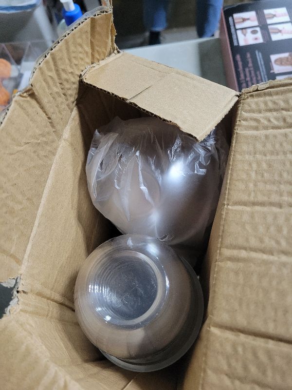Photo 1 of 50 Pack 12OZ Clear Plastic Cups with Dome Lids and Sporks No Hole Disposable Fruit Cups for Dessert,Cupcake,Parfait,Pudding,Iced Cold Drinks,Snacks,Fruits,Bakeries,Ice Cream