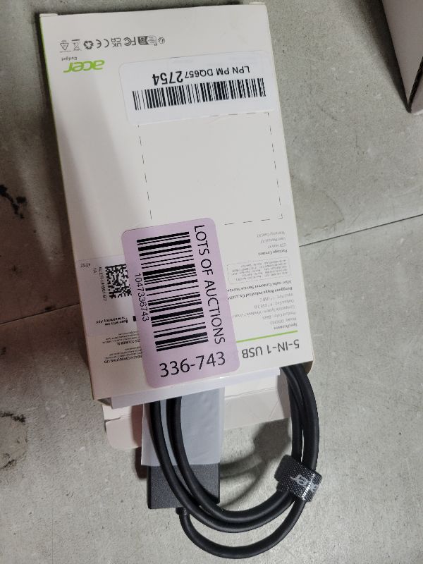 Photo 1 of Acer USB Hub 4 Ports, Multiple USB 3.0 Hub, USBA Splitter for Laptop with Type C Power Port, Extender for A Port Laptop, PC, Desktop and More (2ft)