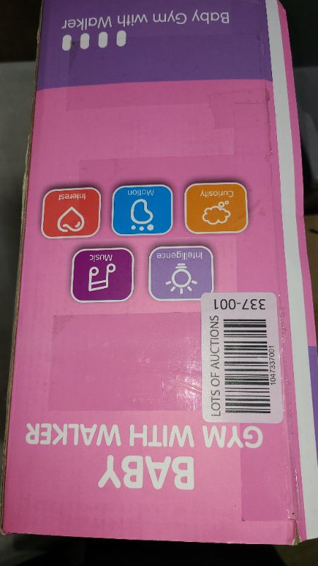 Photo 1 of 2 in 1 Baby Gym Play Mat with Walker, Kick and Play Piano Gym Activity for Boys Girls, Musical Activity Center Tummy Time Mat for 0-3-6-12-18 Months, Learning Walker Play Gym for Infant Toddler Gift