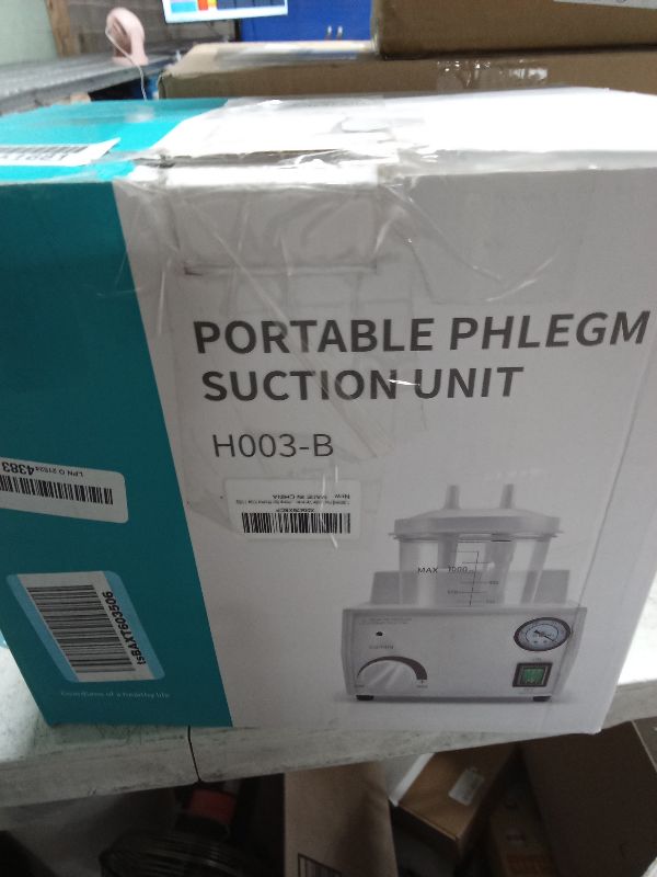 Photo 1 of 1000ml Portable Veterinary Suction Machine for Home Use 110V