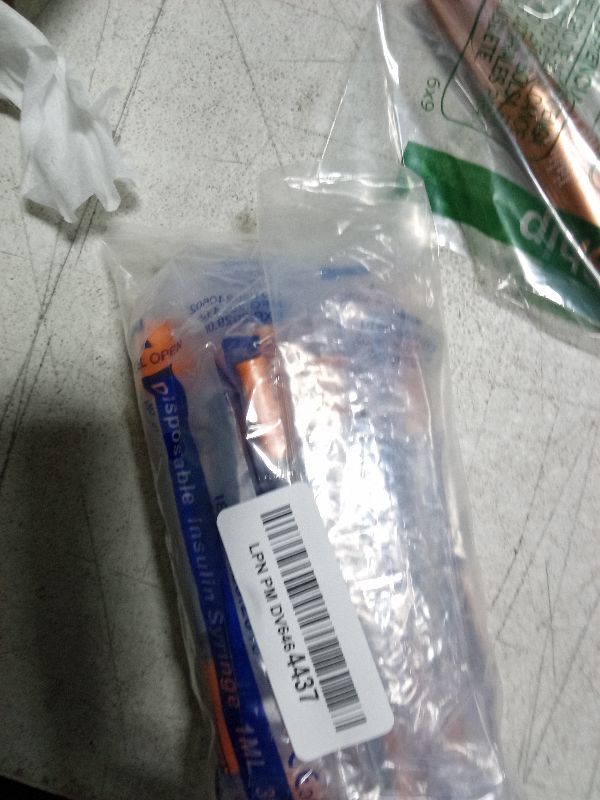 Photo 1 of 1ml Syringe with 30Ga 1/2in Needle, Individually Wrapped, Pack of 20
