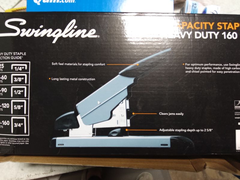 Photo 1 of Acco - Swingline Heavy-Duty Stapler Stapler,Hvydty,Gy/Bk 41083 (Pack Of3)