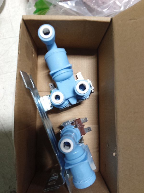 Photo 1 of 242252702 Refrigerator Water inlet Valve for Frigidaire Kenmore Electrolux Crosley, Fridge Water Valve replacement Parts 240531101 241734301 WV2702 AP5671757 240321801 K-76150, 1 Year Warranty