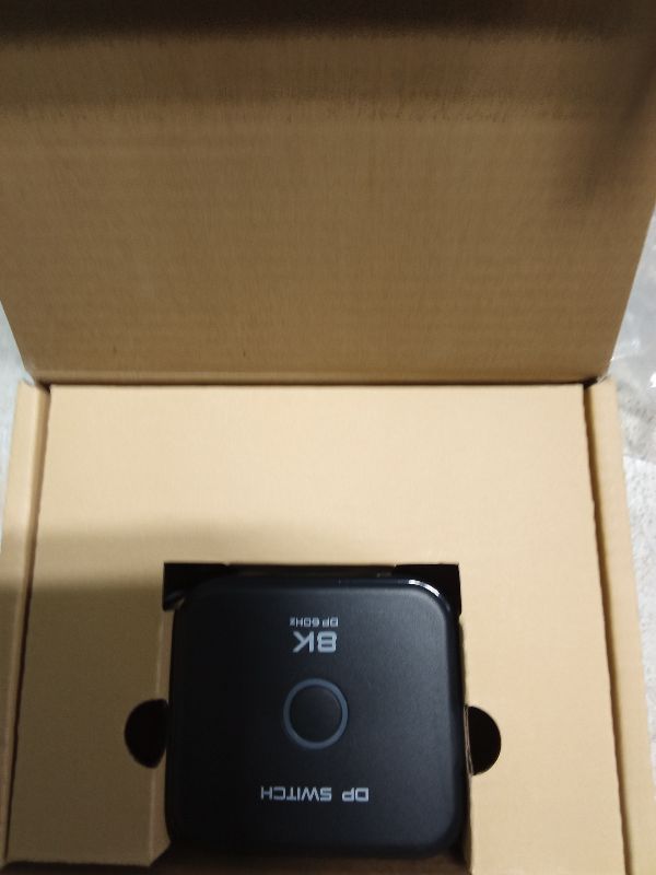 Photo 1 of 8K DisplayPort Switch 2 in 1 Out, NEWCARE Display Port Switch with Remote, DisplayPort Switcher Supports 8K@60Hz 4K@120Hz DP, Display Port Splitter Compatible with PC Laptop Monitor TV