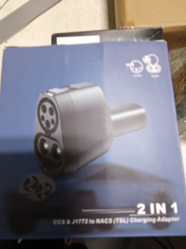 Photo 1 of 2025 Cybertruck Upgraded, 4 in1 CCS & J1772 to NACS (TSL) Charging Adapter, Fit for Tesla Model 3/Y/S/X/Cybertruck, Max 250KW DC Fast Charging, for Level 1 2 3 Charging Stations with CCS1& J1772 Plug