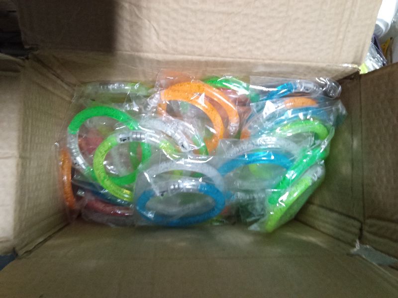Photo 1 of 90 PCS Led Glow Sticks Bracelets Glow In the Dark Party Supplies, Light Up Bracelets for Kids Adults, Party Favors for Christmas, Halloween, New Year Party Light Up Toys Gifts (90)