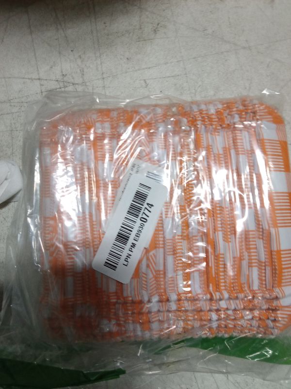 Photo 1 of 300 Pcs Paper Hot Dog Trays, Small Disposable Hot Dog Boats Fluted to Go Food Holders for Concession Stand, Party, Food Truck (Orange)