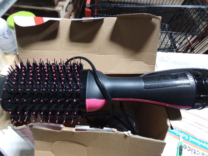 Photo 1 of REVLON One-Step Volumizer Hair Dryer and Styler, for Less Frizz, More Shine, and Reduced Heat Damage for Salon Style Round Brush for Blowout, Black (Amazon Exclusive)