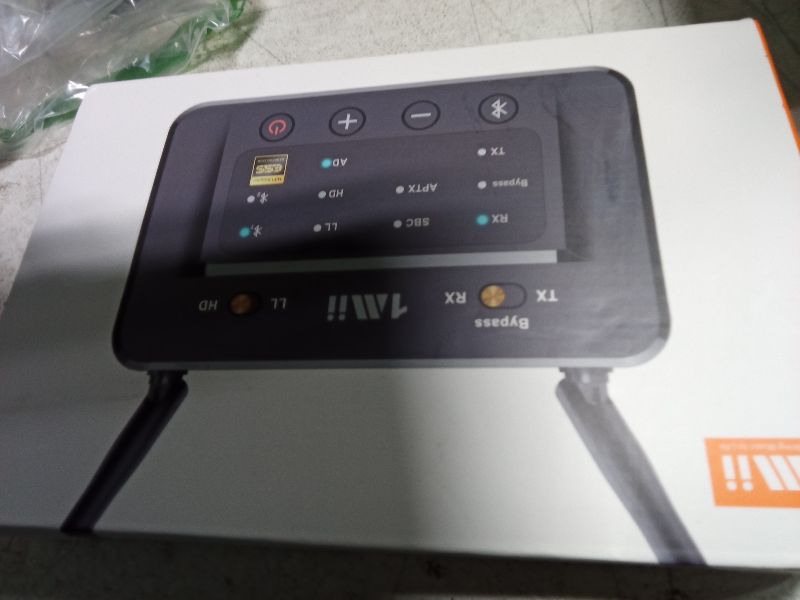 Photo 1 of 1Mii B03Pro Bluetooth 5.3 Transmitter Receiver for Home Stereo TV, HiFi Wireless Audio Adapter with Audiophile DAC & AptX HD/Low Latency, Long Range, Optical RCA AUX 3.5mm Outputs/Inputs