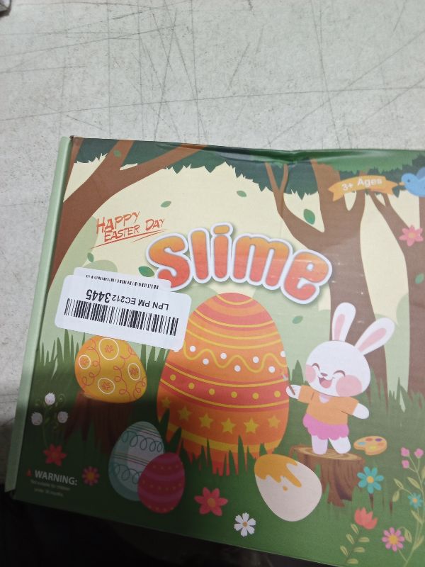 Photo 1 of 12-Pack Easter Egg Slime Kit – Stretchy, Scented, Colorful Slime for Kids – Perfect Easter Basket Stuffers, Egg Hunt Prizes, Party Favors, and Holiday Activities