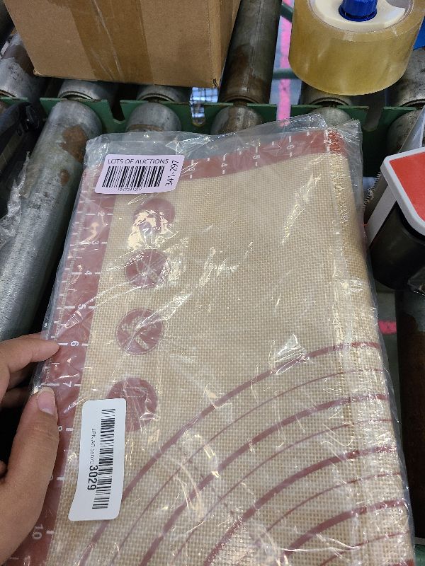 Photo 1 of 26x16 Inch Extra Thick Silicone Baking Mat with Measurements, Non-slip and Reusable - For Cookies, Bread, Pastry