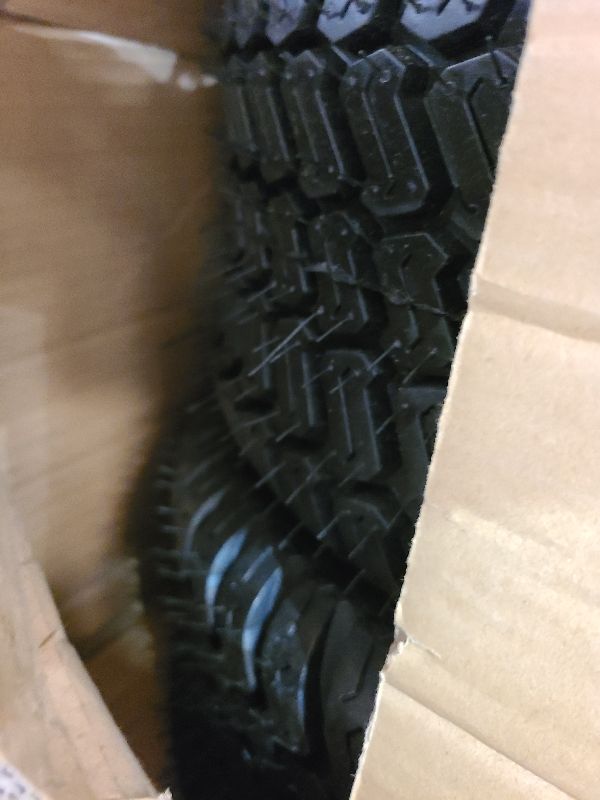Photo 1 of (2-Pack) 16x6.50-8 Tires - 4PR Durable Tubeless, Replacement Lawn Tractor Tires with Deep Ribbed Treads, Rim Not Included