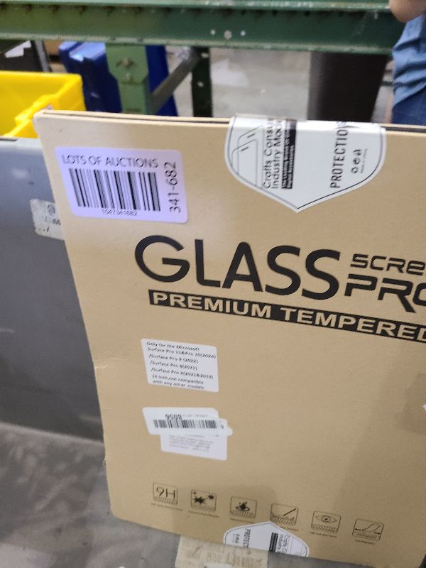 Photo 1 of 2 Pack Tempered Glass Screen Protector for Microsoft Surface Pro 9/11/10/8/X (2021/2024/2019) 13 inch, HD Clear Bubble Free, Supports Surface Pen, Edge Screen Protector