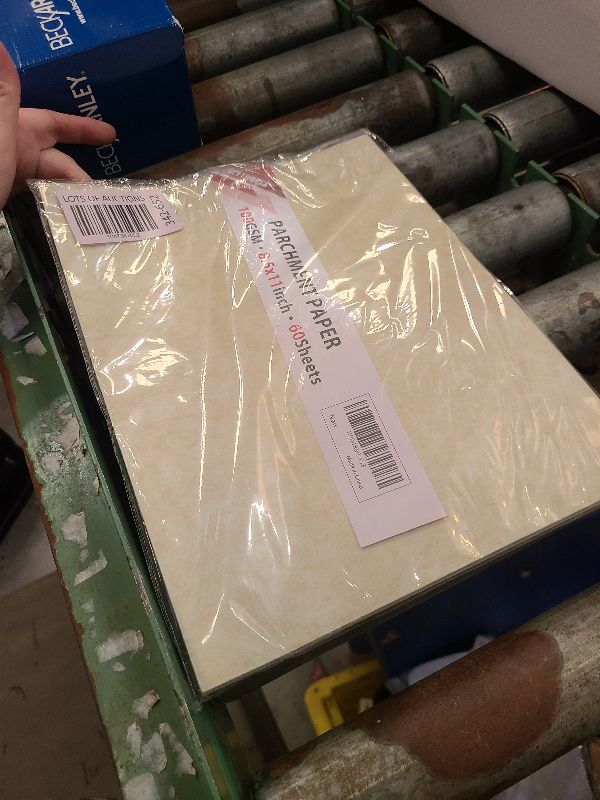 Photo 1 of 60 Sheets Parchment Paper for Certificates, 8.5" x 11", 100 GSM Double-Sided Stationery Paper for Resumes & Diplomas, Printer-Friendly (Ivory)