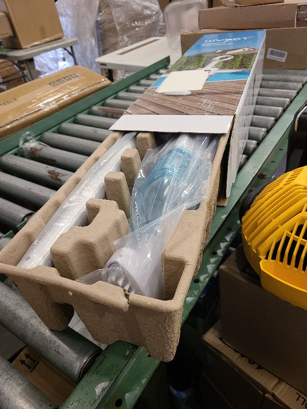 Photo 1 of (2024 New) WYBOT Hyson 100 Handheld Pool Vacuum with Two Brush Heads, Cordless Pool Vacuum for Above Ground Pool, Telescopic Pole, 60 Mins Runtime, Deep Cleaning for Spa/Hot Tub/Small Pool