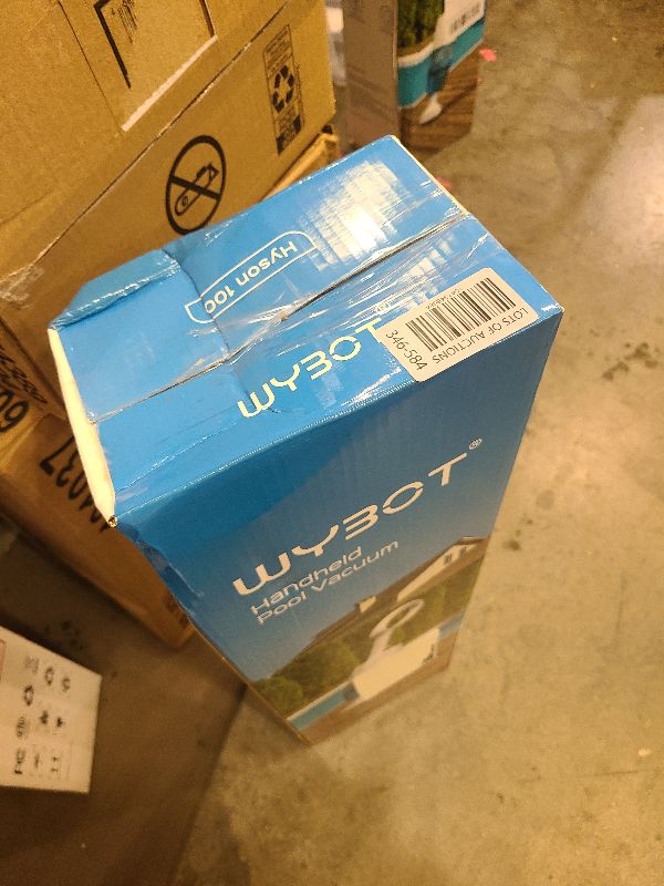 Photo 1 of (2024 New) WYBOT Hyson 100 Handheld Pool Vacuum with Two Brush Heads, Cordless Pool Vacuum for Above Ground Pool, Telescopic Pole, 60 Mins Runtime, Deep Cleaning for Spa/Hot Tub/Small Pool