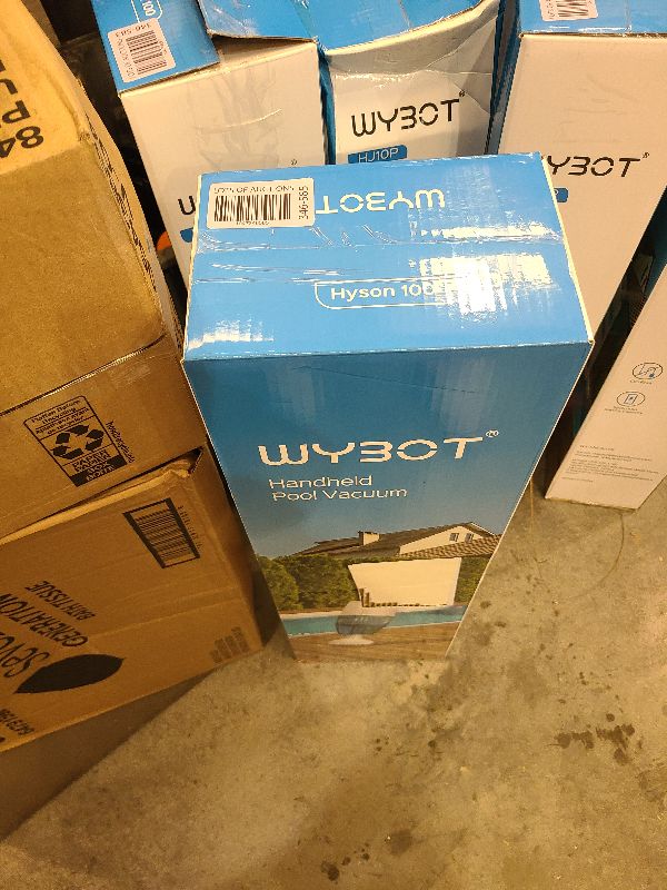 Photo 1 of (2024 New) WYBOT Hyson 100 Handheld Pool Vacuum with Two Brush Heads, Cordless Pool Vacuum for Above Ground Pool, Telescopic Pole, 60 Mins Runtime, Deep Cleaning for Spa/Hot Tub/Small Pool